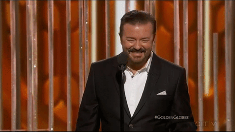 Ricky Gervais' Best and Most Shocking Moments at the 2016 Golden Globes